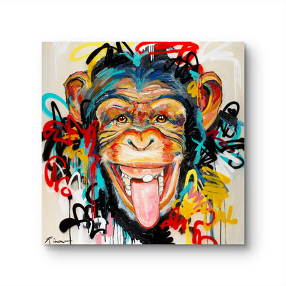 LE ROI DES SANS DENTS - DIBOND - 100X100 CM