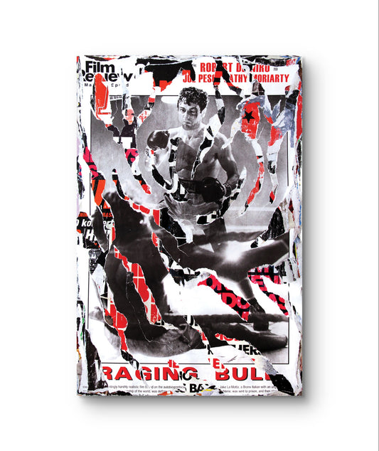 RAGING BULL - TOILE - 120X80 CM