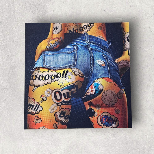 BOOTY KAO - TOILE - 40X40 CM