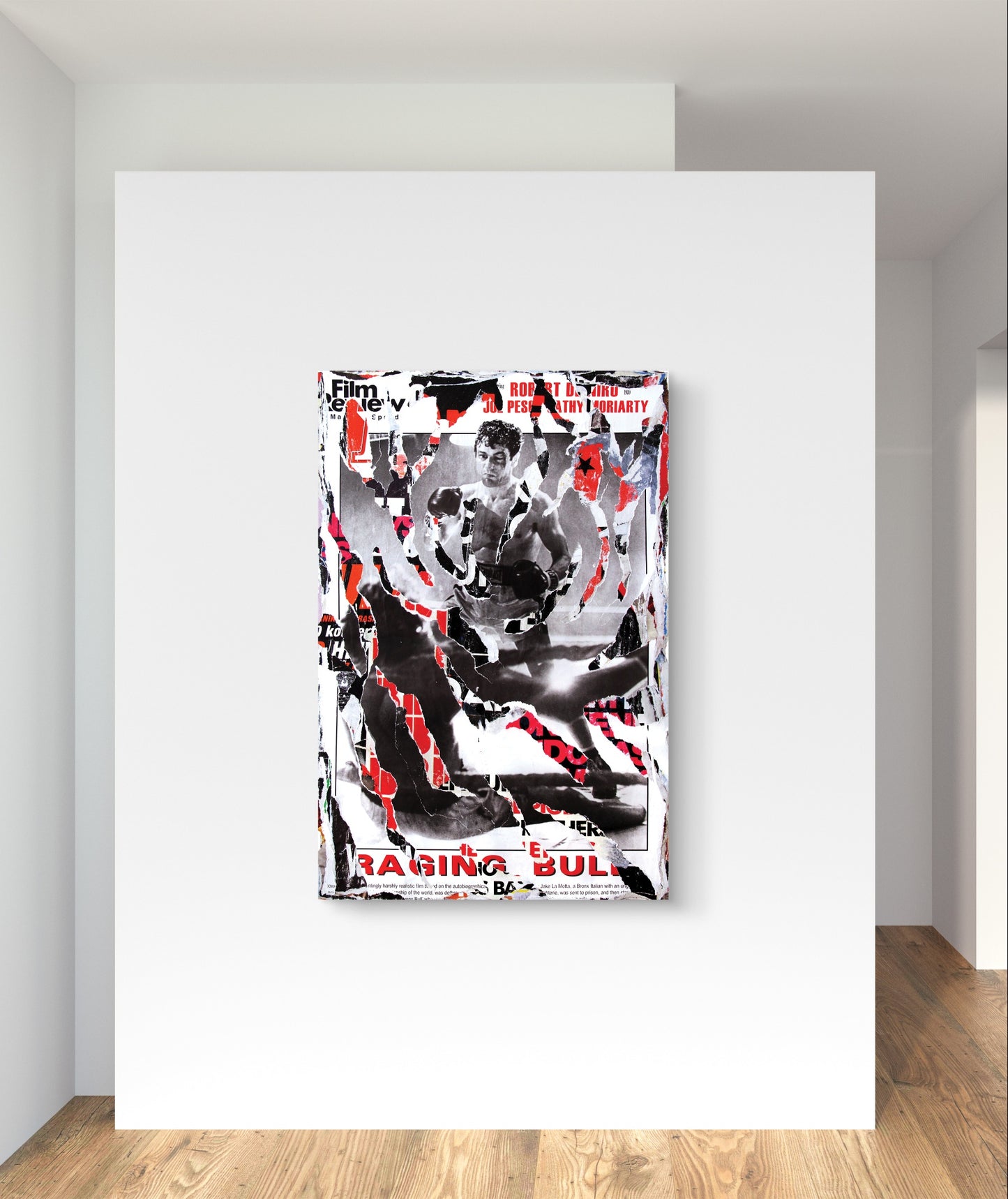 RAGING BULL - TOILE - 120X80 CM