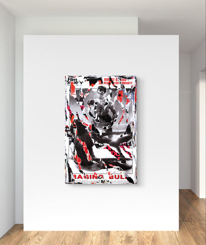 RAGING BULL - TOILE - 120X80 CM